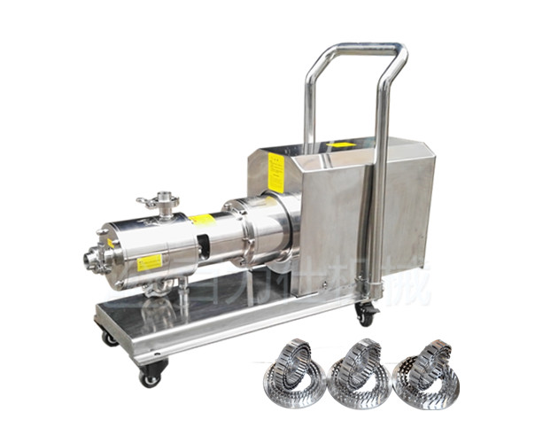 不锈钢可移动三级乳化泵带外壳  乳化设备 均质泵 浆料泵 乳化均质泵